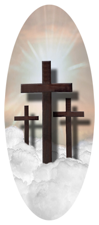 Three Crosses (Clouds) Bronze
